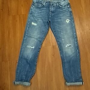 Zara Distressed Boyfriend Jeans